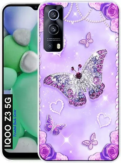 Back Cover for IQOO Z3 5G Vivo Iqoo Z3 5G Multicolor Dual Protection Silicon Pack of 1