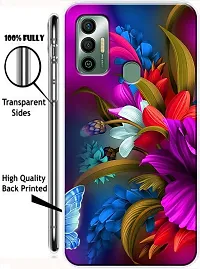 Back Cover for Tecno Spark 7 Multicolor Dual Protection Silicon Pack of 1-thumb1