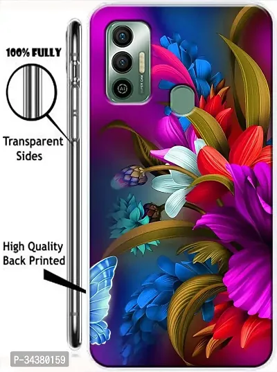 Back Cover for Tecno Spark 7 Multicolor Dual Protection Silicon Pack of 1-thumb2