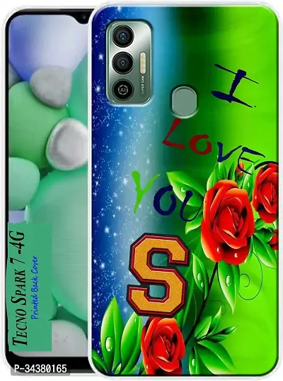 Back Cover for Tecno Spark 7 Multicolor Dual Protection Silicon Pack of 1