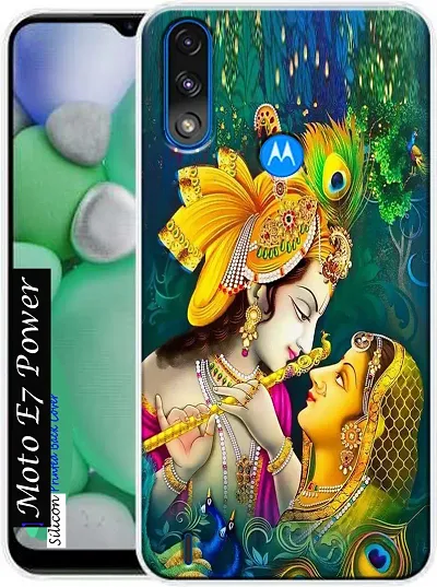 Back Cover for Motorola E7 Power Moto E7 Power Back Cover Multicolor Dual Protection Silicon Pack of 1