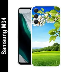 Back Cover for Samsung Galaxy M34 5G Samsung M34 5G Back Cover Multicolor Flexible Silicon Pack of 1-thumb2