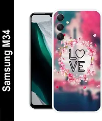 Back Cover for Samsung Galaxy M34 5G Samsung M34 5G Back Cover Multicolor Flexible Silicon Pack of 1-thumb2