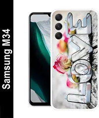 Back Cover for Samsung Galaxy M34 5G Samsung M34 5G Back Cover Multicolor Flexible Silicon Pack of 1-thumb2