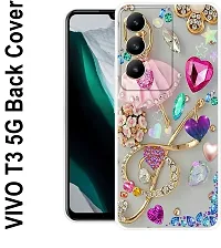 KENTAROELENE Back Cover for Vivo T3 5G Multicolor Silicon Pack of 1-thumb2