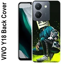 HEXAcase Back Cover for Vivo Y18 Multicolor Flexible Silicon Pack of 1-thumb2