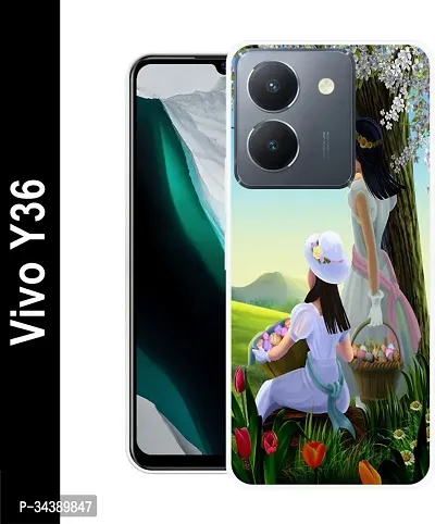 Back Cover for Vivo Y36 Back Cover Multicolor Flexible Silicon Pack of 1