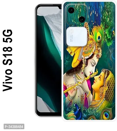 Back Cover for Vivo S18 5G Multicolor Silicon Pack of 1