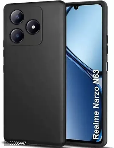 Back Cover for RealMe C63 Black Grip Case-thumb0