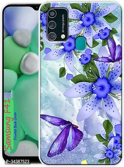 Back Cover for Samsung F41 Samsung Galaxy F41 Back Cover Multicolor Dual Protection Silicon Pack of 1-thumb0