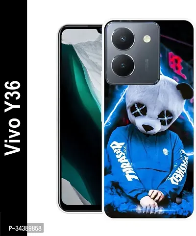 Back Cover for Vivo Y36 Multicolor Flexible Silicon Pack of 1