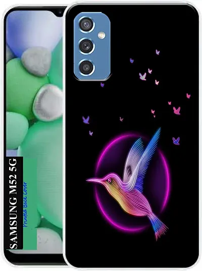 Back Cover for Samsung M52 5G Samsung Galaxy M52 5G Multicolor Dual Protection Silicon Pack of 1