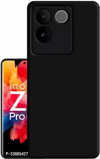 Back Cover for Vivo T2 Pro 5 G Iqoo Z7 Pro 5 G Black Grip Case