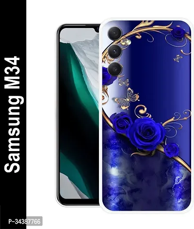 Back Cover for Samsung Galaxy M34 5G Samsung M34 5G Back Cover Multicolor Flexible Silicon Pack of 1