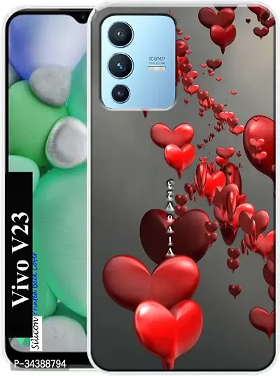 Back Cover for Vivo V23 Vivo V23 Back Cover Multicolor Dual Protection Silicon Pack of 1