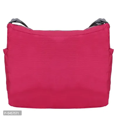 Stylish Polyester Pink Printed Cross Body Sling Bag For Unisex-thumb2
