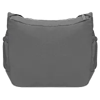 Stylish Polyester Grey Printed Cross Body Sling Bag For Unisex-thumb1