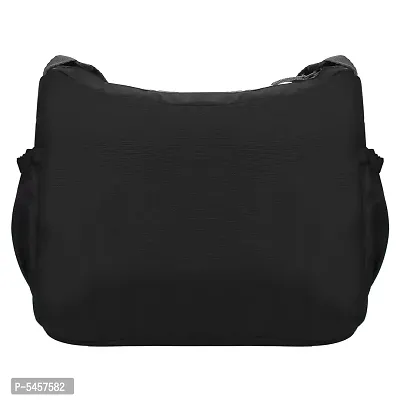 Stylish Polyester Black  Printed Cross Body Sling Bag For Unisex-thumb2