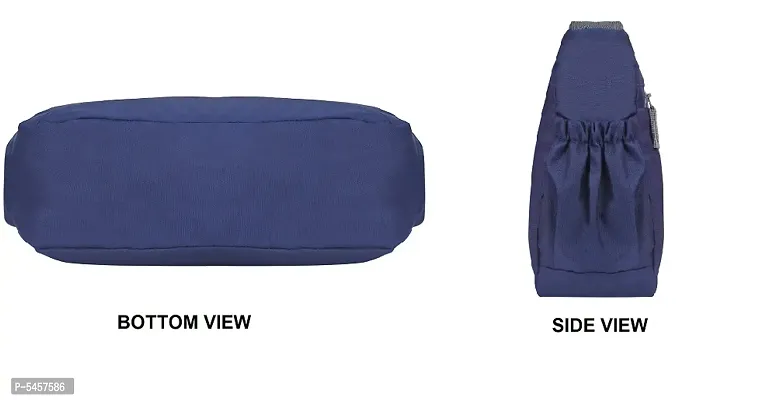 Stylish Polyester Navy Blue Printed Cross Body Sling Bag For Unisex-thumb3