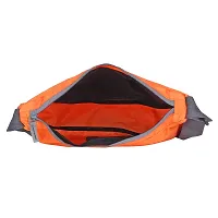 Stylish Polyester Orange Printed Cross Body Sling Bag For Unisex-thumb1