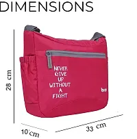 Stylish Polyester Pink Printed Cross Body Sling Bag For Unisex-thumb4