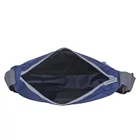 Stylish Polyester Navy Blue Printed Cross Body Sling Bag For Unisex-thumb3
