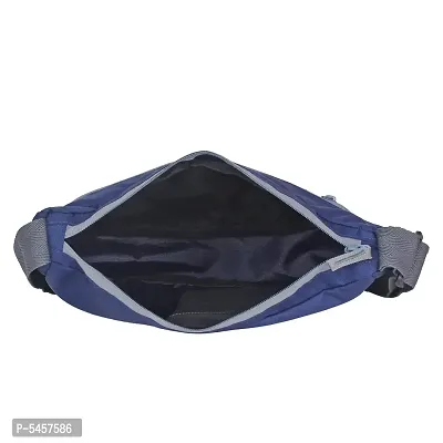 Stylish Polyester Navy Blue Printed Cross Body Sling Bag For Unisex-thumb4