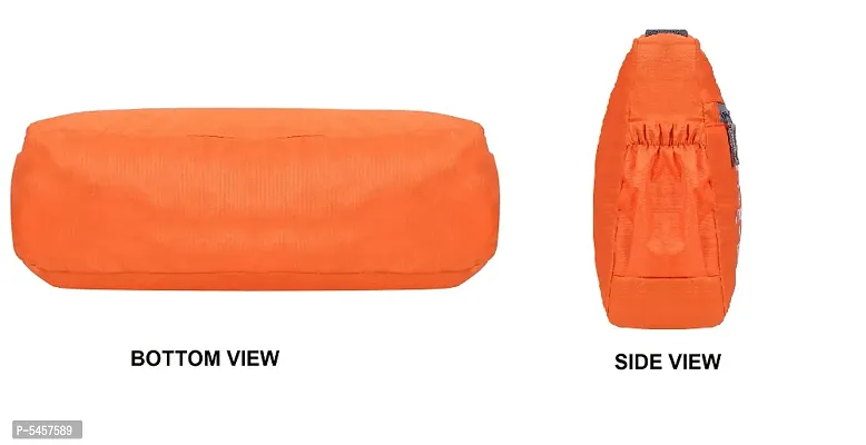 Stylish Polyester Orange Printed Cross Body Sling Bag For Unisex-thumb4