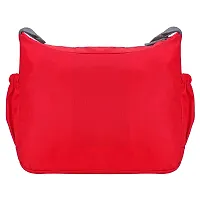 Stylish Polyester Red Printed Cross Body Sling Bag For Unisex-thumb1