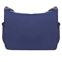 Stylish Polyester Navy Blue Printed Cross Body Sling Bag For Unisex-thumb1