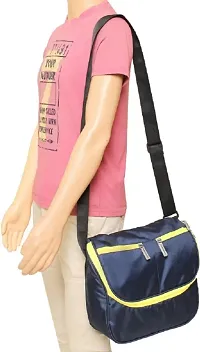 Unisex Cross Body Sling Messenger College Bag-thumb3