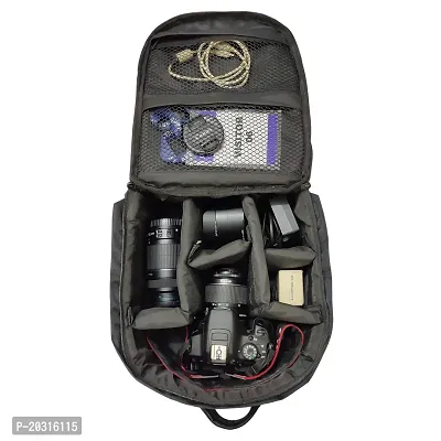 DSLR-SLR Camera Backpack-Blk -Red Tape-thumb5