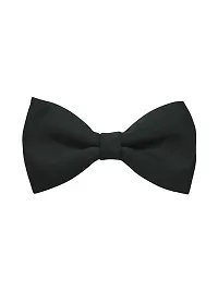 MEN SATIN BLACK BOWTIE 12pc-thumb1