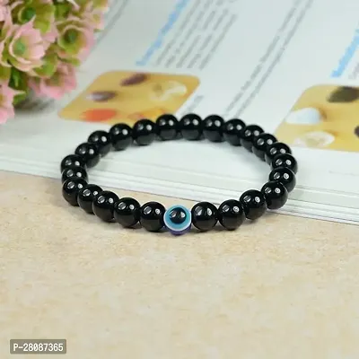 ALLOY BLACK EVIL EYE BRACELET-thumb0