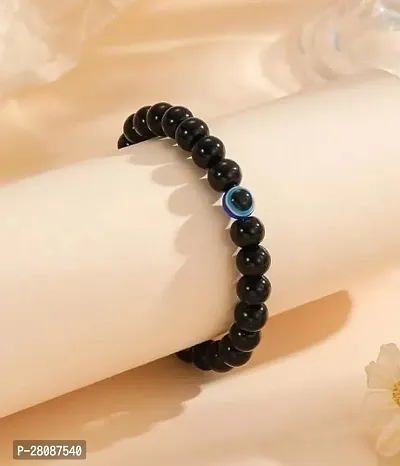 ALLOY BLACK EVIL EYE BRACELET-thumb0