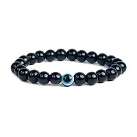 ALLOY BLACK EVIL EYE BRACELET-thumb1