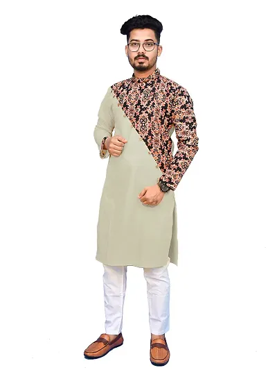 Hot Selling cotton kurtas For Men 