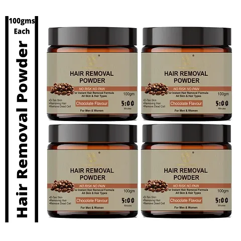Happy Tree Organics Hair Removal Powder ( Pack Of 4)