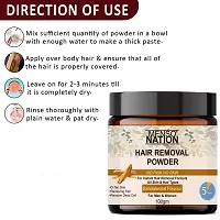 Mensonation Hair Removal Powder for removing Hairs  D Tanning for Legs, Forearms,Chest, Back Sandalwood Flavour 100 Gms Sandalwood Flavour (pck 1 )-thumb1