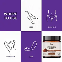 7Rings Botanics Hair Removal Powder for removing Hairs  D Tanning for Legs, Forearms,Chest, Back Chocolate Flavour 100 Gms  (pck 1)-thumb1