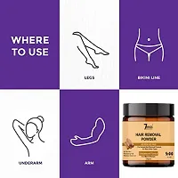 7Rings Botanics Hair Removal Powder for removing Hairs  D Tanning for Legs, Forearms,Chest, Back Sandalwood Flavour 100 Gms Sandalwood Flavour (pck 1 )-thumb1