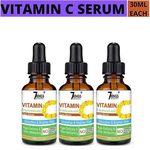 7RINGS Vitamin C Face Serum For Skin Brightening And Whitening