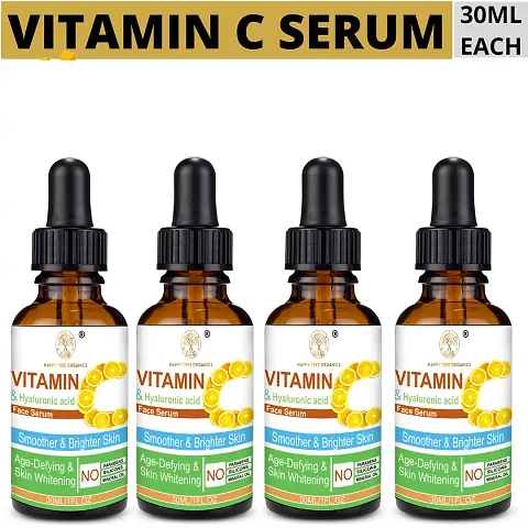 Happy Tree Organics Vitamin C Face Serum For Skin Brightening And Whitening (Pack Of 4)