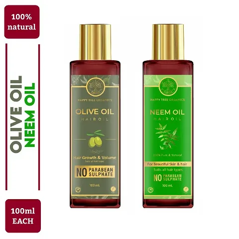 Happy Tree Organics Hair Oil (Pack Of 2)