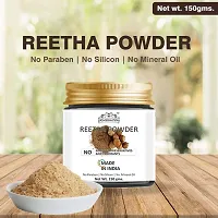 100% Organic Reetha Powder For Hair, Scalp Treatment 130 gms-thumb1