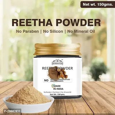 100% Organic Reetha Powder For Hair, Scalp Treatment 130 gms-thumb2