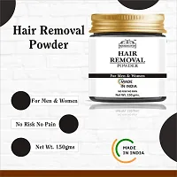 Mensonation? Natural  Organic Hair Removal Powder, All Hair  Skin Types For Hair Removal- Hands, Legs, Underarms, Bikini Area 150 gms-thumb2