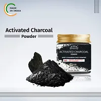 100% Natural Activated Charcoal Powder for Ideal Skin Removes Dead Skin, Impurities, Detoxifies Skin-thumb1