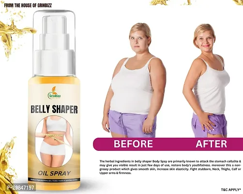 Belly Shaper Oil Spray Weight Loss Massage Oil/Weight Management Solution/Fat Burning Oil/Fat Cutter Oil-thumb2