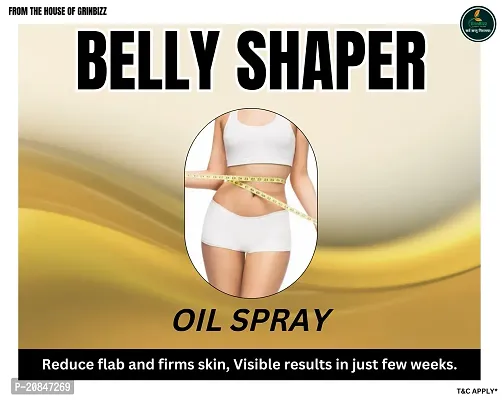 Belly Shaper Oil Spray Helpful in  Belly Fat Reduce/Weight Management/Fat Burning Oil/Weight Loss Massage Oil-thumb3